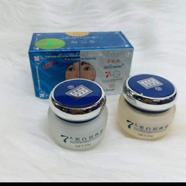 CREAM DEOONARD BIRU SET