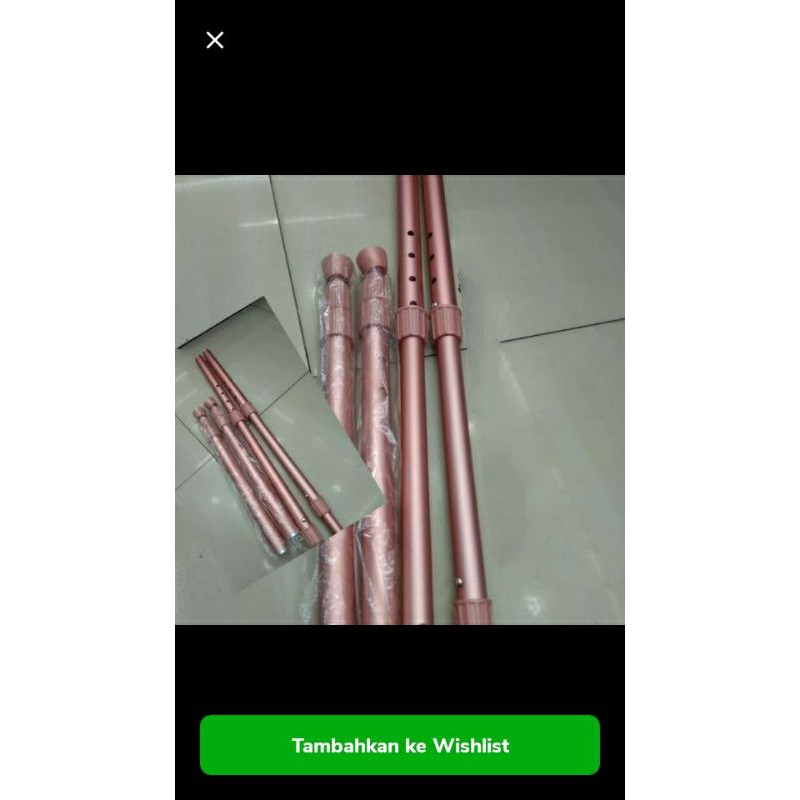 kaki stand Beauty case/kaki beauticase tempat makeup