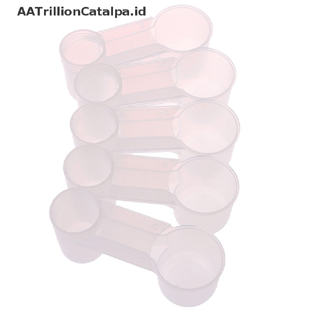 (AATrillionCatalpa) 5pcs Botol Minum Plastik Bening Untuk Burung Merpati