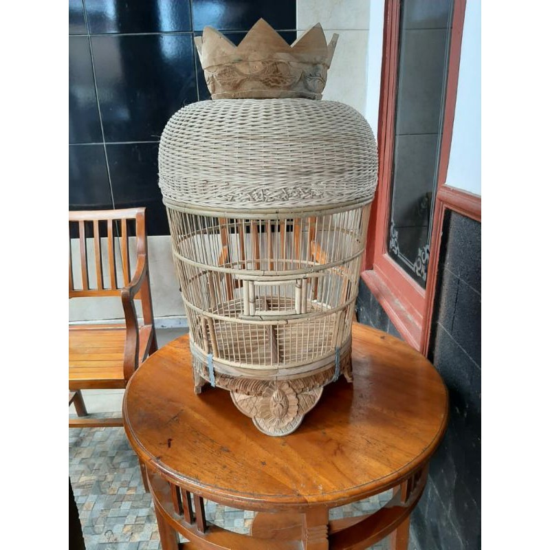 sangkar perkutut ukir