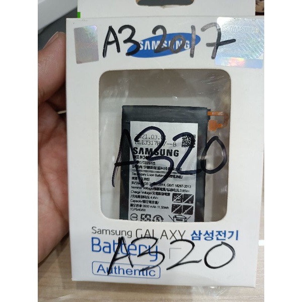 Baterai Samsung galaxy A320/A3 2017 original