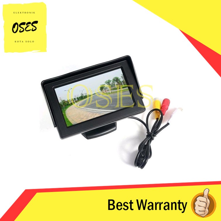 Best Warranty Monitor Mini Untuk TV View TFT LCD 4.3 Inch OSES