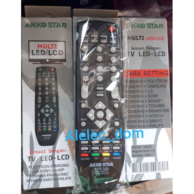 Remote Universal Tv LED / LED Remote Tv Multi LED / LCD