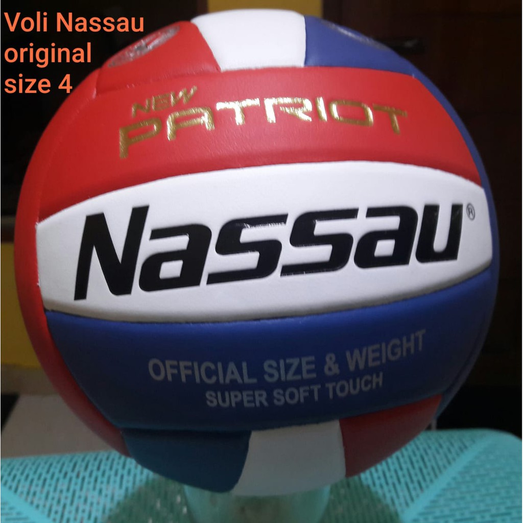 bola voli nassau new patriot original size 4 / bola voli nassau / bola voli ori / bola voli anak