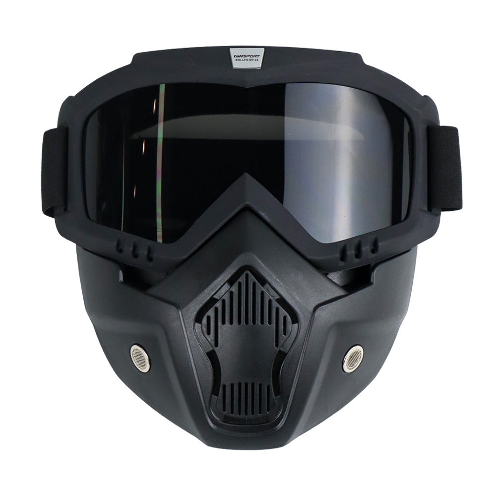 Kaca Mata Masker Goggle Mask Helm Motor Retro Windproof / Kaca Mata Pelindung Wajah