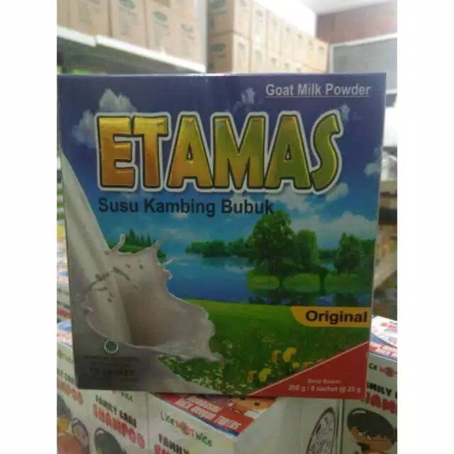 

Susu kambing etawa bubuk ETAMAS sachet lebih simple