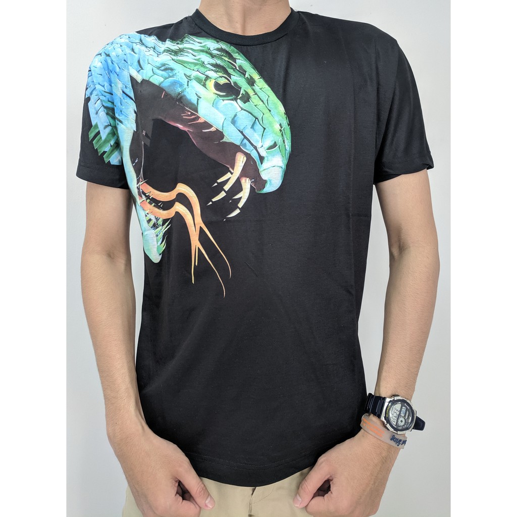 Kaos Pria  / T-Shirt - Baju Kaos Printing 3D A47 Import Bangkok SPOON