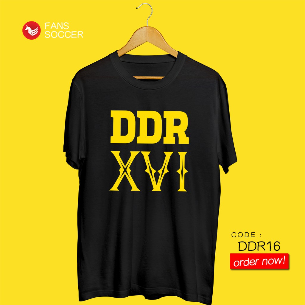 FANS SOCCER  T-Shirt DDR XVI / Kaos Roma / Kaos De Rossi Premium 100% Cotton Kaos Romanisti / Kaos A