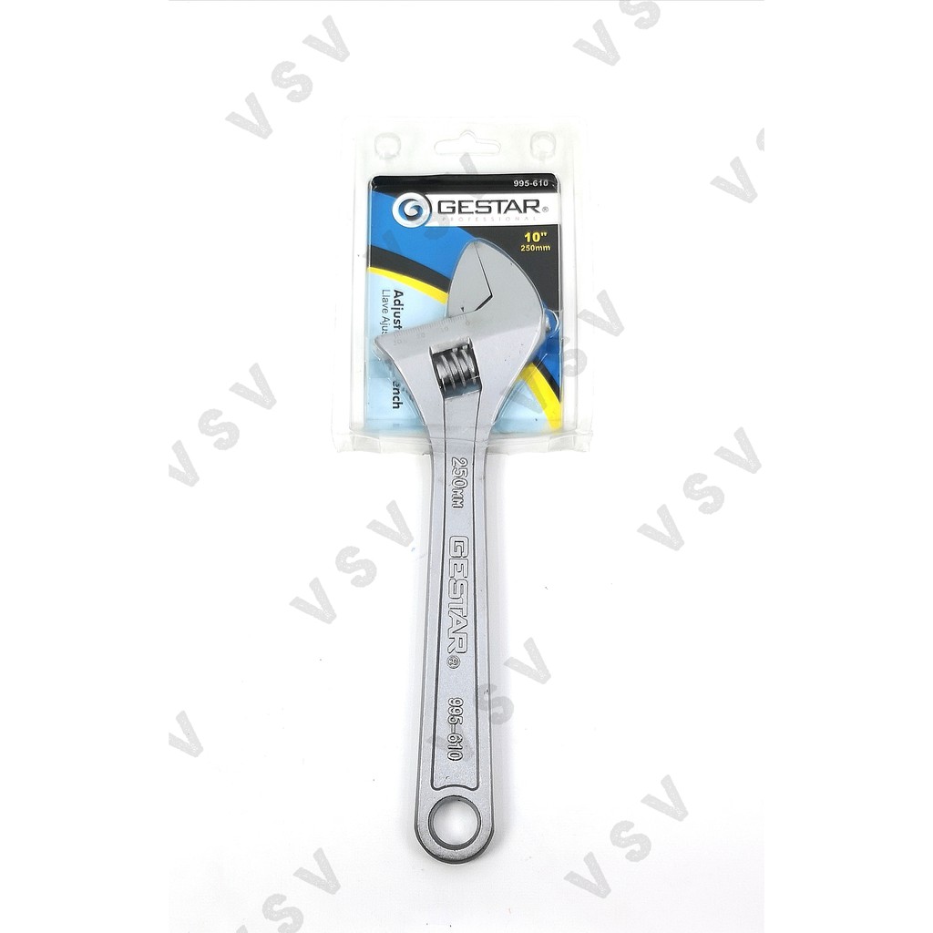 Gestar Kunci inggris 10&quot; Kunci setel 10&quot; Adjustable wrench gestar 10&quot; 995-610