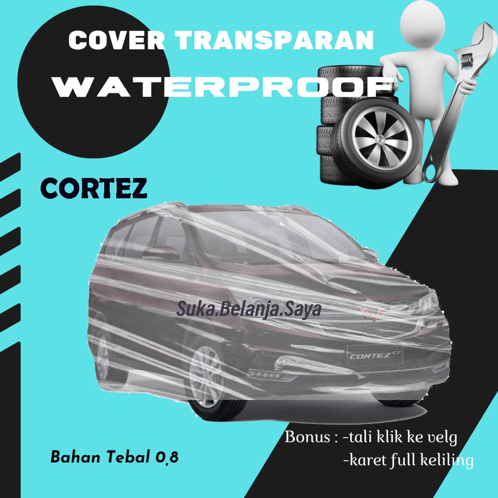 Body Cover Mobil Transparan cortez Sarung Mobil wuling cortez/wuling confero/wuling formo/wuling almaz/kijang/kijang long/kijang sgx/kijang lgx/kijang extra/kijang krista/kijang rover/kijang super/kijang super long