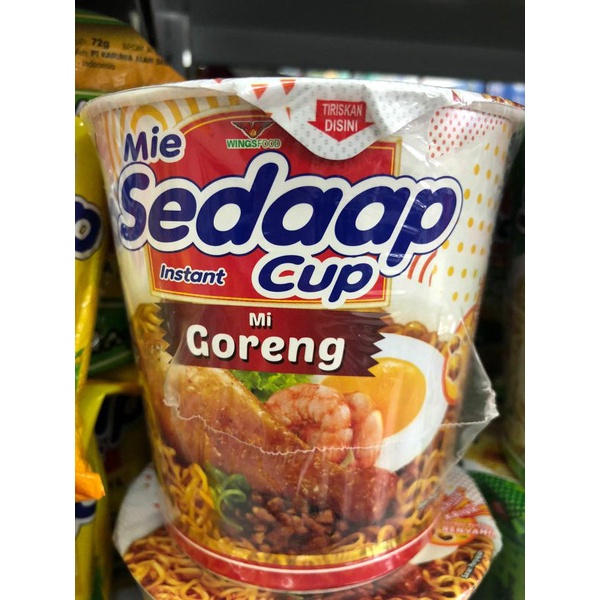 

SEDAAP MIE INSTANT GORENG CUP 85G