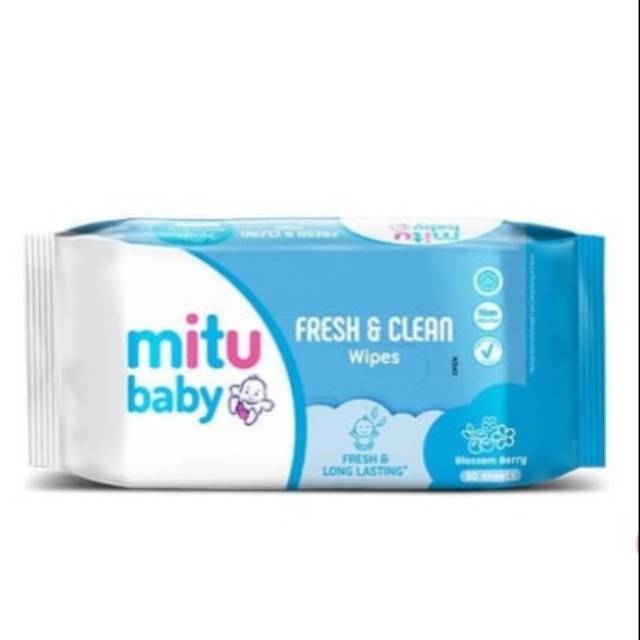 TISU BASAH MITU BABY FRESH AND CLEAN 1+1