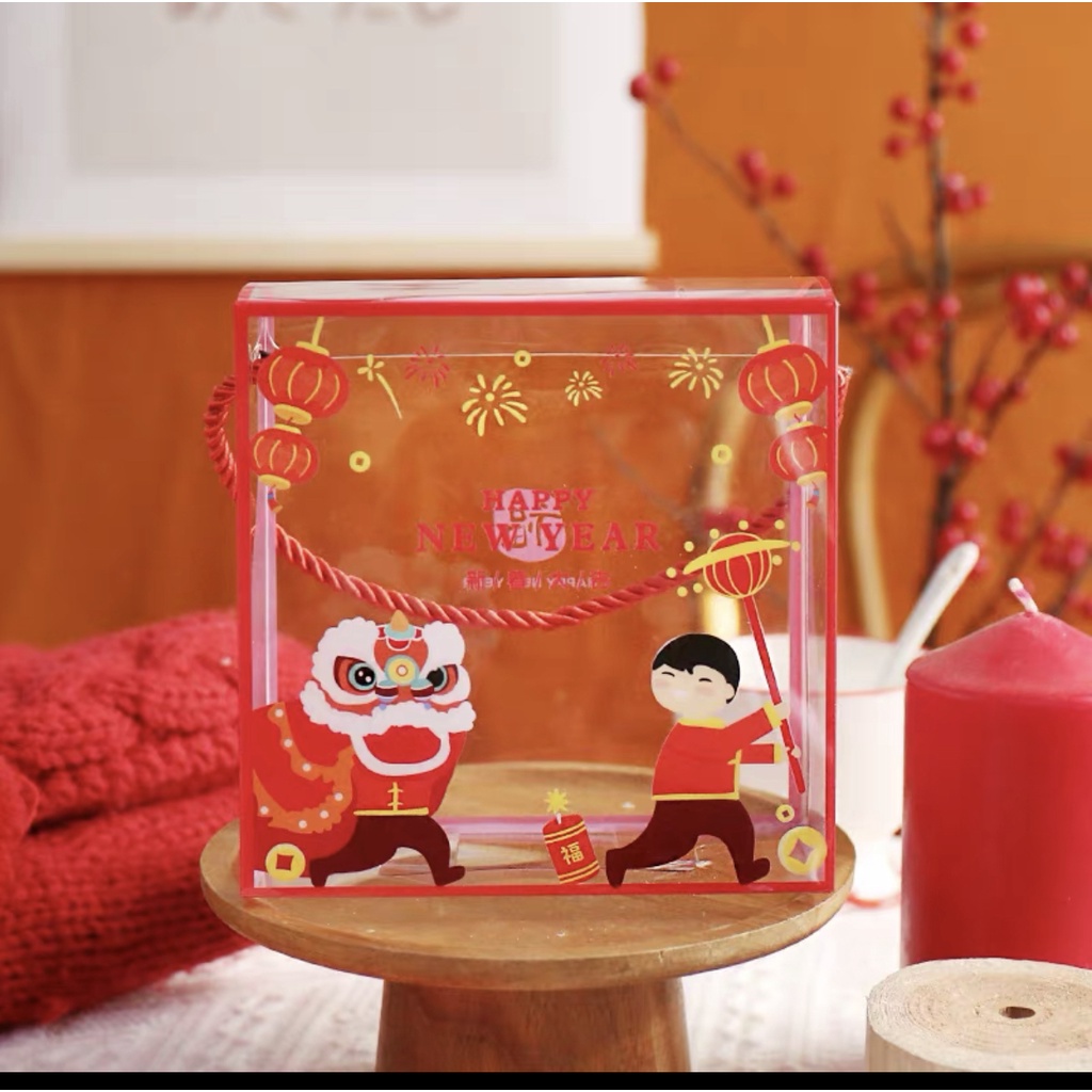 

Kotak Dus Kue Cookies Imlek Mika Tenteng (Transparan)