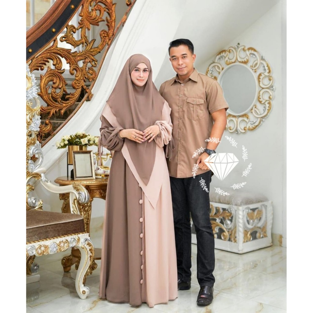 CP Syari Irama Couple gamis syari keluarga irama Couple irama syari gamis muslim