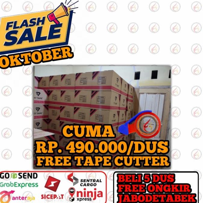 

PAKET HEMAT LAKBAN BENING DAN COKLAT UKURAN 2 INCH 90 YARD FREE ONGKIR ---Termurah---
