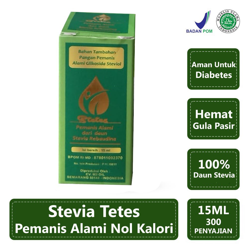 

Promo Stetes | Stevia Tetes Premium Lebih Hemat dan Sehat | 0 Kalori bisa 300 - 400 gelas