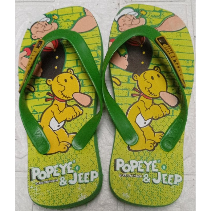 sandal BATTLESHIP POPEYE/sandal jepit anak