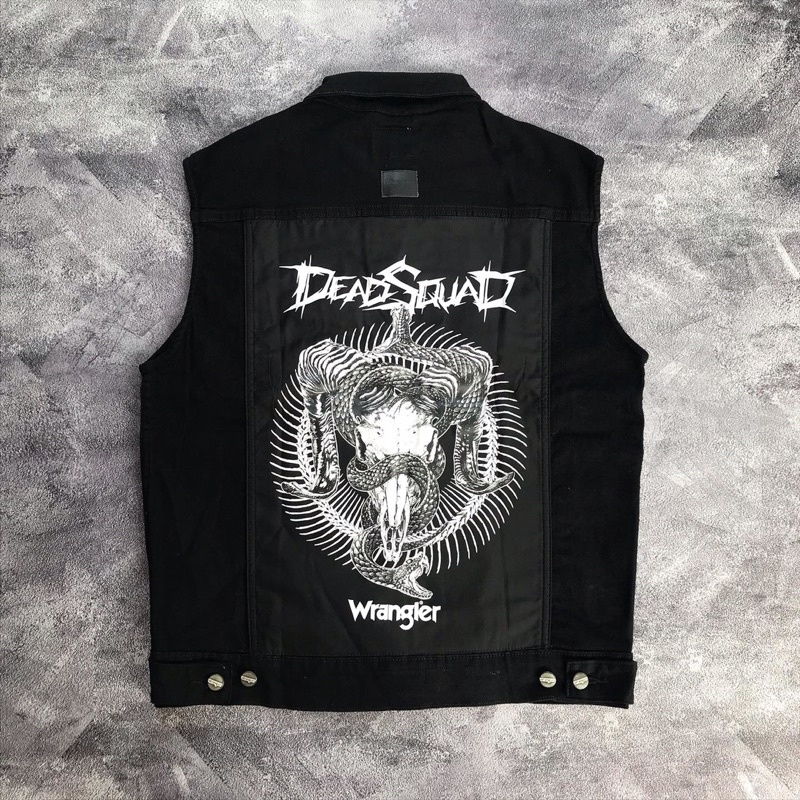 WRANGLER X DEADSQUAD VEST BLACK