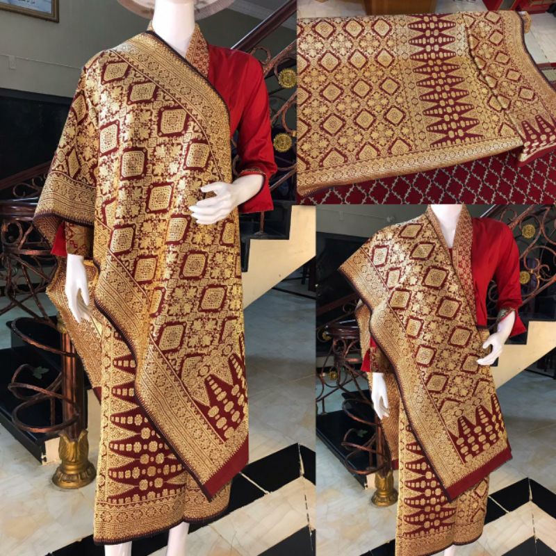 TENUNAN 2020 HARGA CORONA (songket lepus berlian rangkap 1  Bahan dasar sutra benang ASLI GEBENG