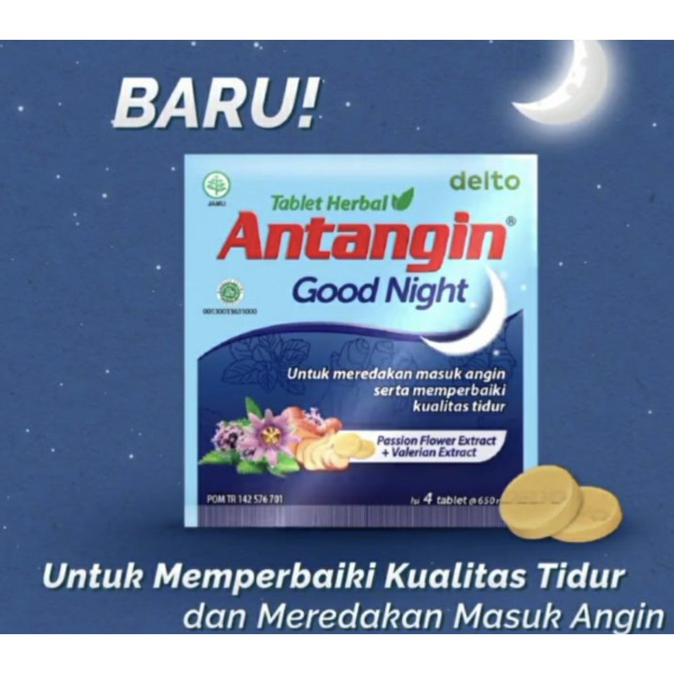 Antangin Good Night [4 tablet /strip]