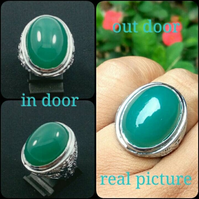 CINCIN BATU AKIK BACAN PALAMEA KRISTAL CINA JAMINAN PUAS - 7