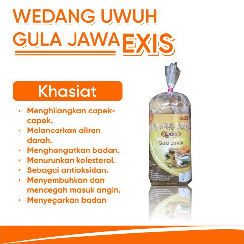 

WEDANG UWUH GULA JAWA EXIS ASLI KOMPLIT KHAS IMOGIRI ISI 5pcs