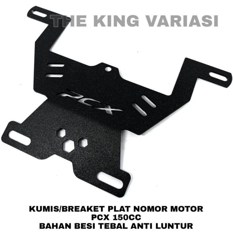 KUMIS PLAT NOMOR PCX 150CC/DUDUKAN PLAT NO PCX 150CC/BREAKET PLAT NOMOR 150CC/DUDUKAN PLAT NO PCX