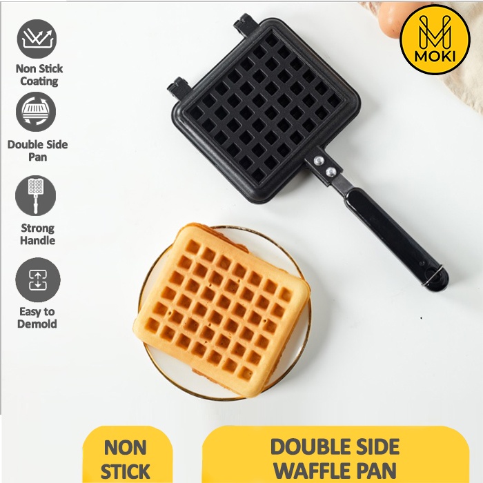 MOKI Croffle Waffle Pan Lapisan Anti Lengket
