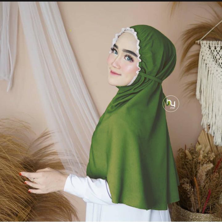 (PROMO) JILBAB BERGO RENDA MARYAM / ELYA HIJAB / KHIMAR RENDA MARYAM TERMURAH BEST SELLER