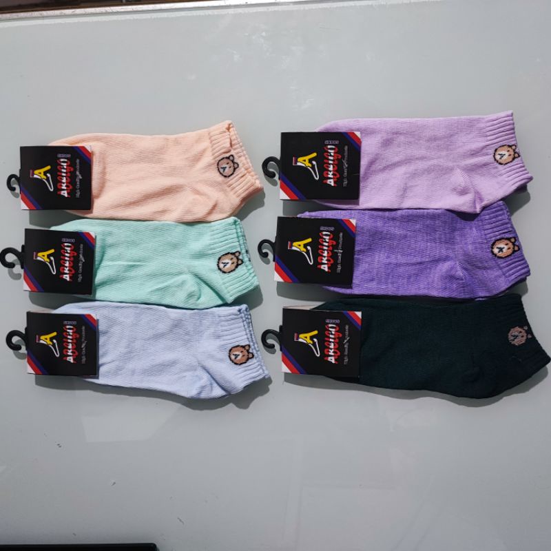 KAOS KAKI PENDEK SEMATA KAKI MOTIF BERUANG/ kaus kaki pendek motif beruang model korea