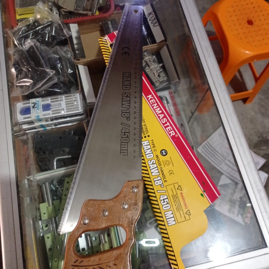 Jual Gergaji Kenmaster Hand Saw 18 Inch Gaggang kayu Shopee Indonesia