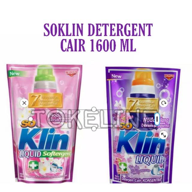 MURAH So Klin Liquid detergent / Soklin Cair 1600ml