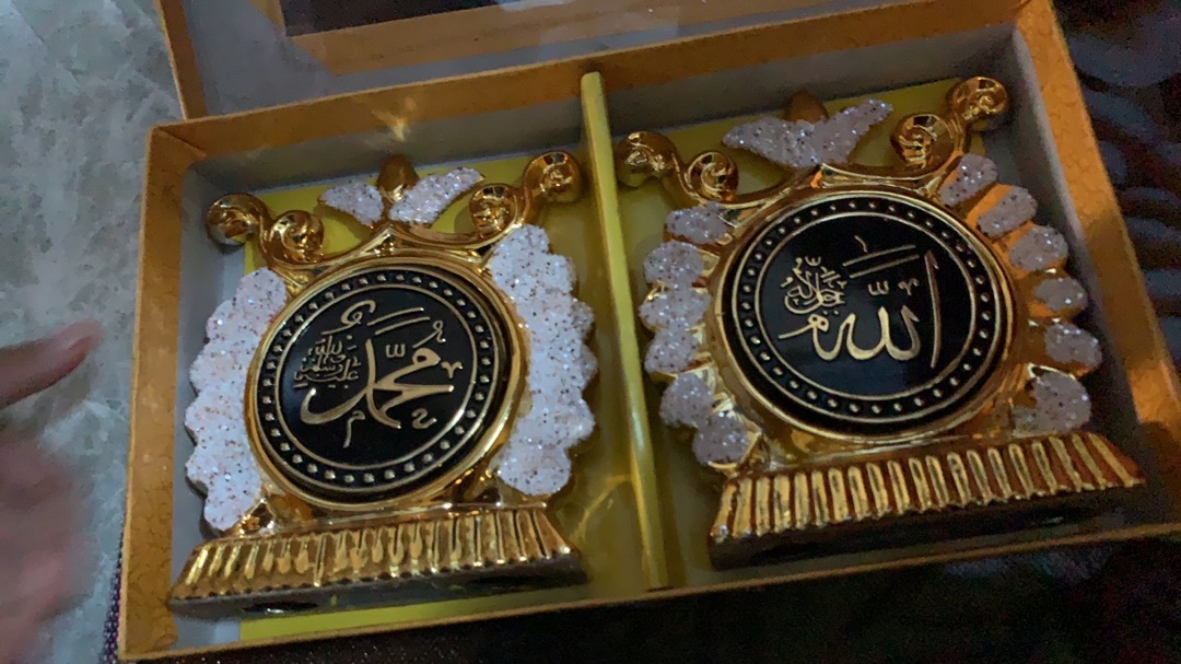 Pajangan Keramik Allah & Muhammad Jual Pajangan Keramik Import Jual Pajangan Lemari Kaca Dekorasi