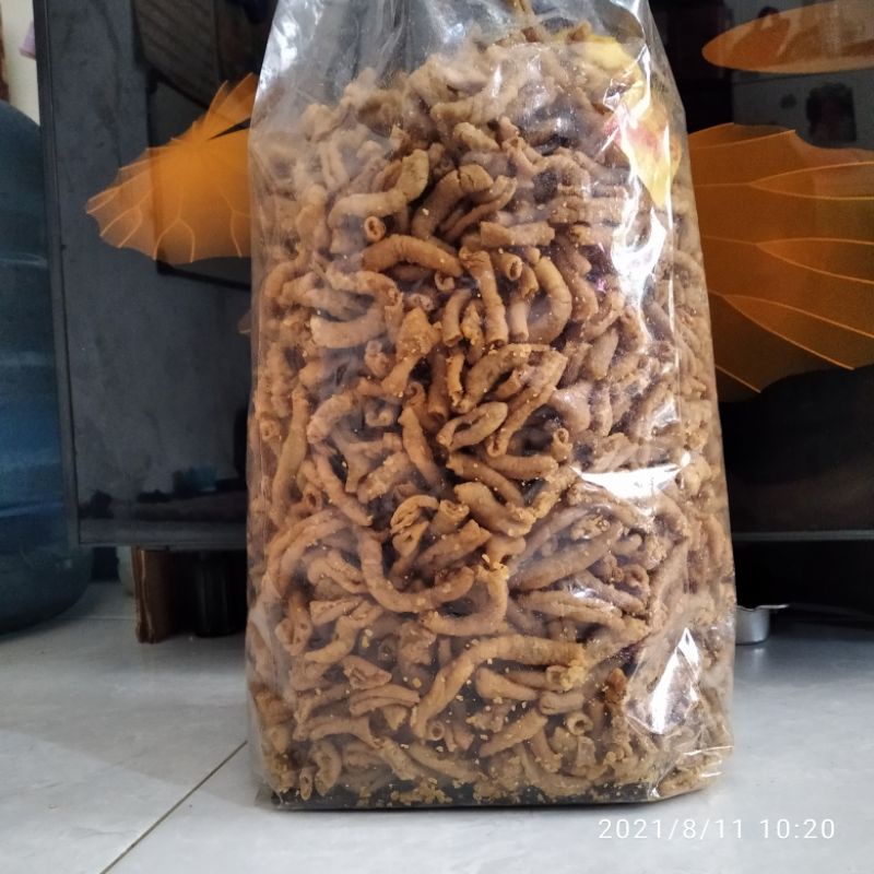 

keripik usus ayam kering