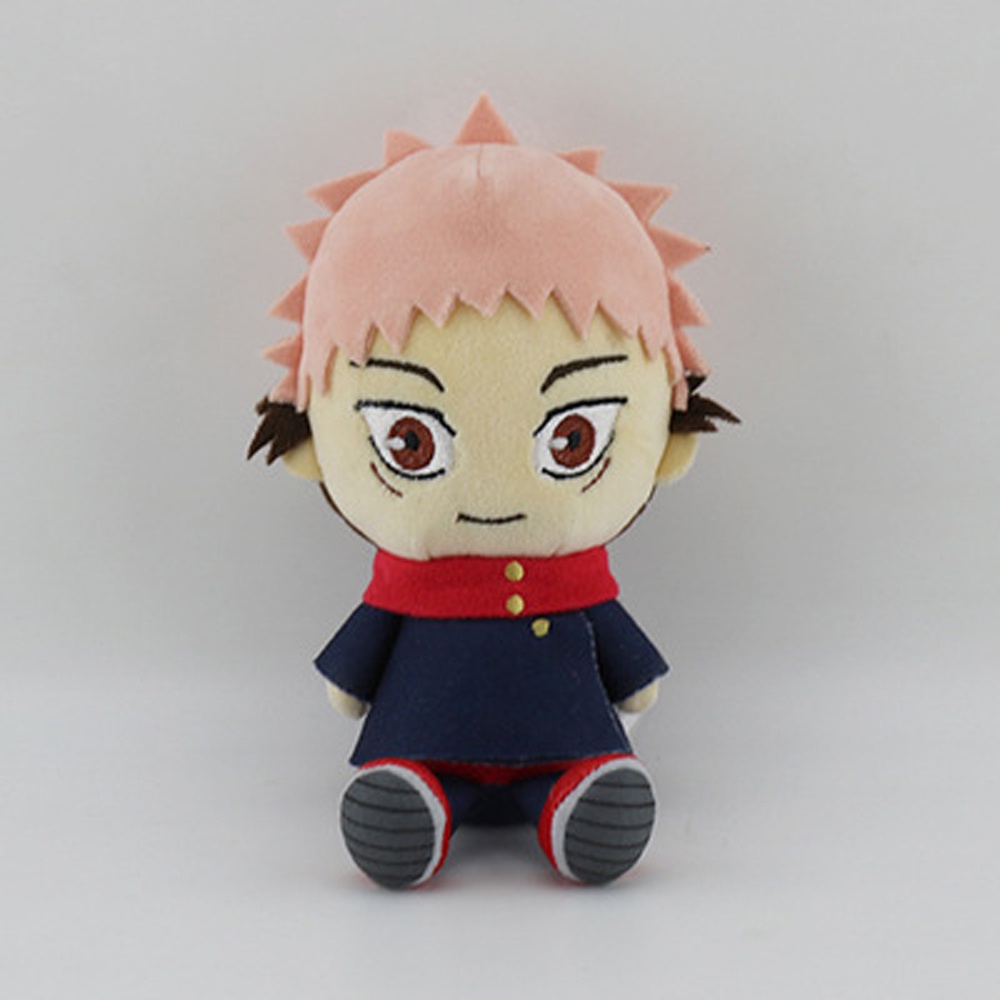 Needway  Anime Jujutsu Kaisen Child Gift Plush Doll Jujutsu Plush Fushiguro Megumi Pendant Stuffed Toys Gojo Satoru Kugisaki Nobara Cosplay Doll Yuji Itadori