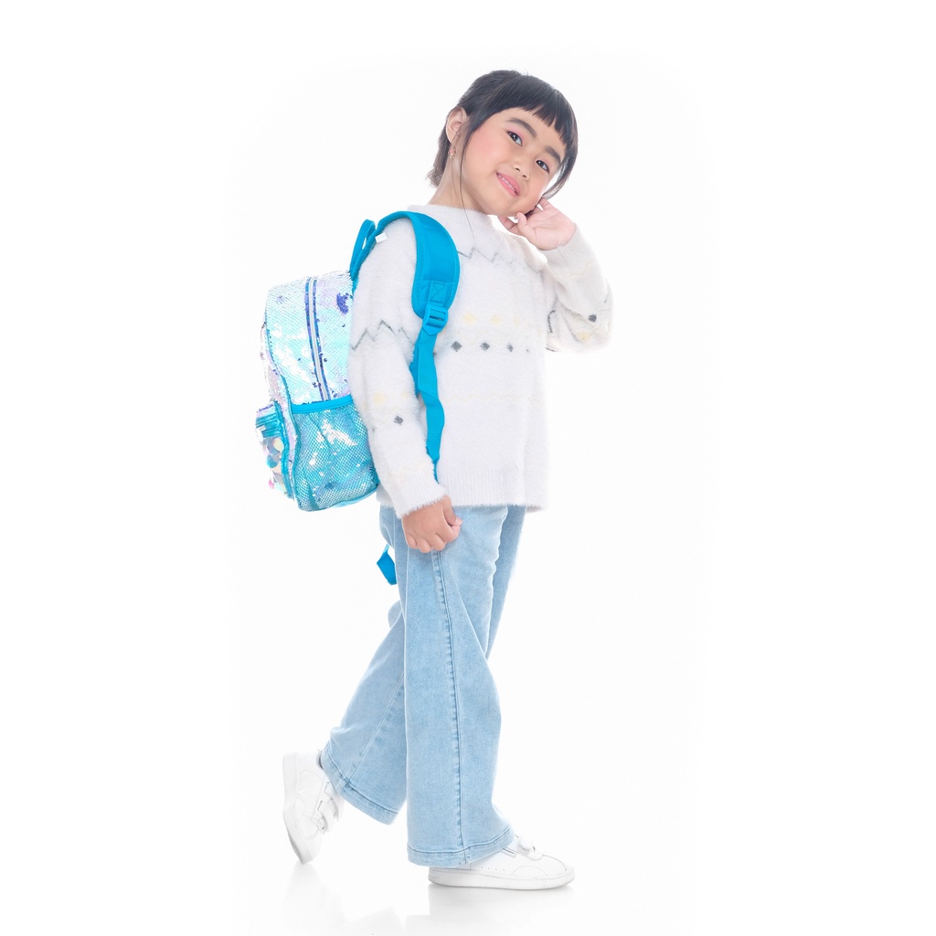 [KLIKTAS] Tas ransel anak perempuan Lollipop Unicorn 12510-12 - usap warna TK Paud sekolah