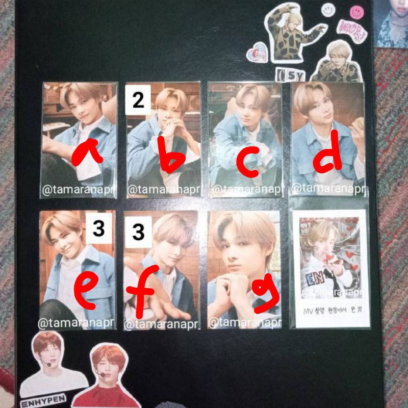 [ OFFICIAL ] TC TRADING CARD BASIC ENHYPEN NI-KI SUNOO (GESER PICT➡️)