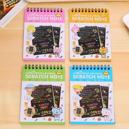 

Hemat Scratch Paper Note / Grafiti Paper Note / Buku Gambar Toddler & Kid Hot Sale