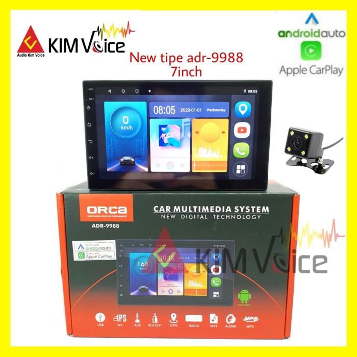Head Unit Android Orca Adr-7688 + Soket Toyota + Kamera Mundur