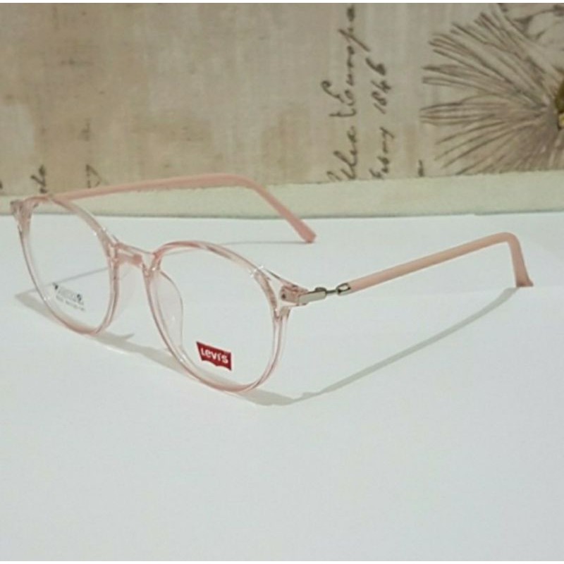 Kacamata minus 8220 pink premium free lensa anti radiasi
