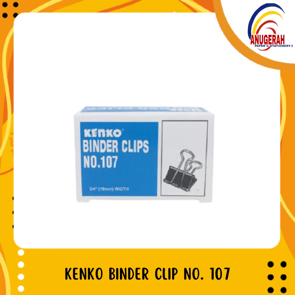 

KENKO BINDER CLIP NO. 107 (PCS)