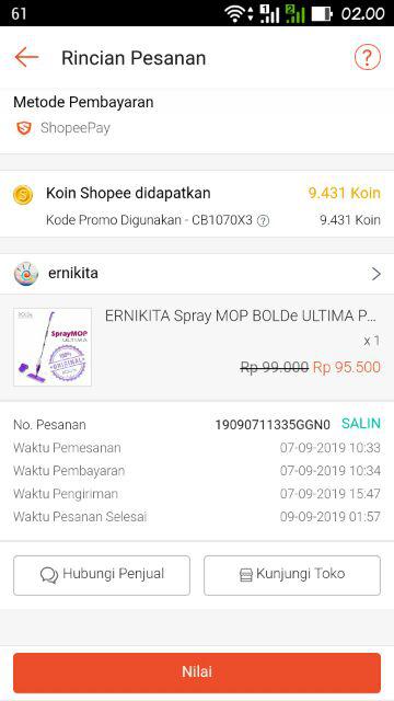 Bolde Ultima Purple 1 Kain - Spray Mop Alat Spray Lantai Cara Kering