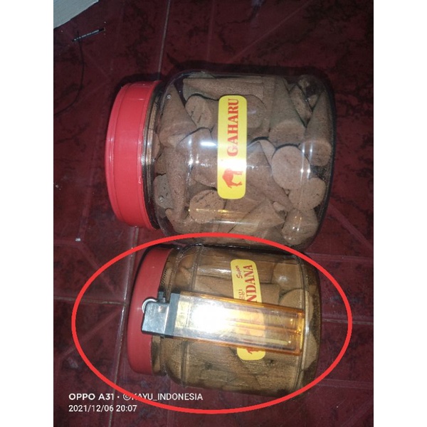 Dupa /buhur kerucut sick Gaharu cendana Toples mini