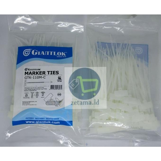 

BAYAR DITEMPAT KABEL TIES LABEL 11CM x 2.5MM HEMAT Kode 48