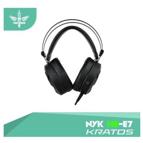 ITSTORE NYK Headset Gaming Kratos Rgb 7.1 Hs-E7 Headphone hs e7 hse7 Orginal Garansi Resmi LED USB