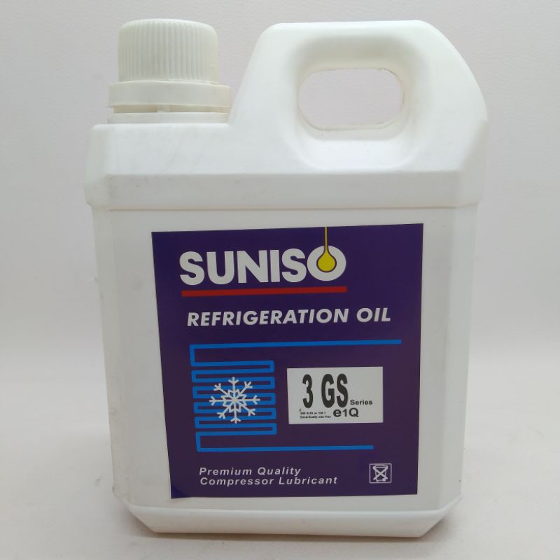 OIL SUNISO 3GS DAN 4 GS DERIGEN 1LITER KOMPRESSOR AC  | OLI COMPRESSOR AC 1L / OIL LITERAN 1 L