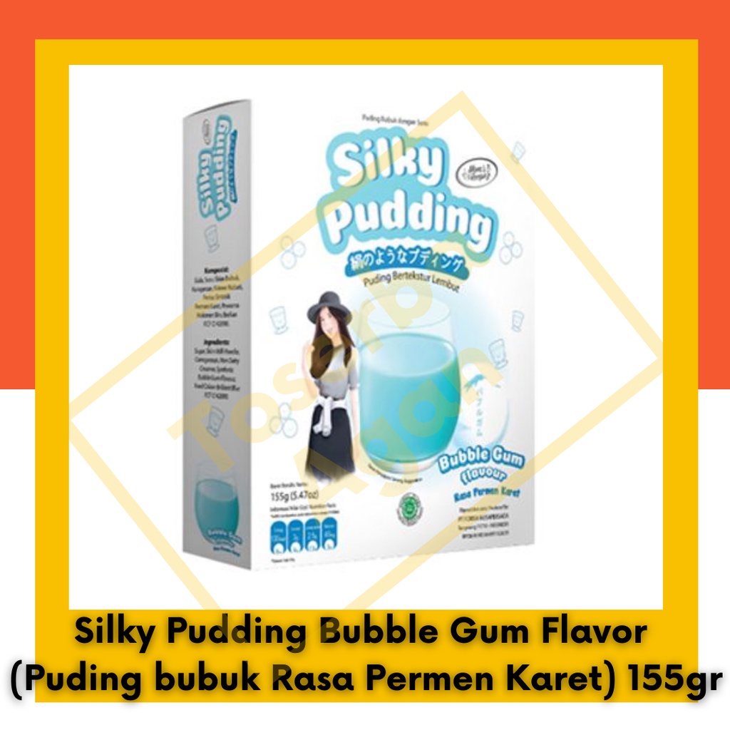 Silky Pudding Bubble Gum Flavor (Rasa Permen Karet) 155gr BOX