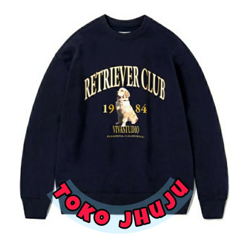 Basic Sweater Jake Style Retriever club doggy printing DTF