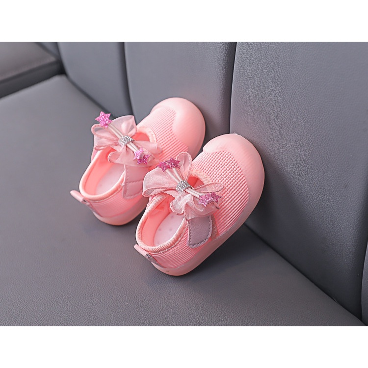 Sepatu Bayi Perempuan Premium Sepatu Pita Anak Cewek Sepatu Pesta Baby Sepatu Newborn Prewalker Shoes Import