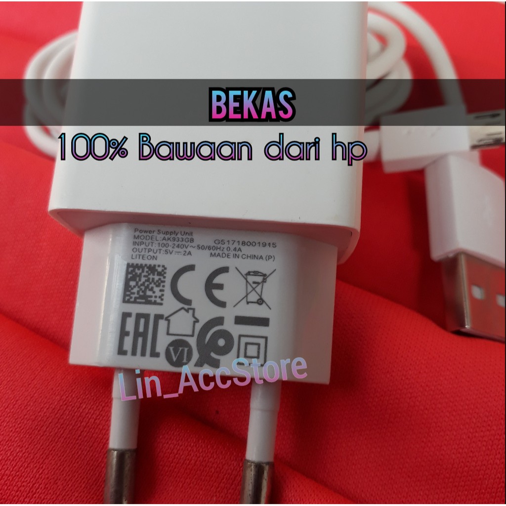 Charger oppo 2A F3 F5 F7 A7 A5 A31 A5S original bawaan hp